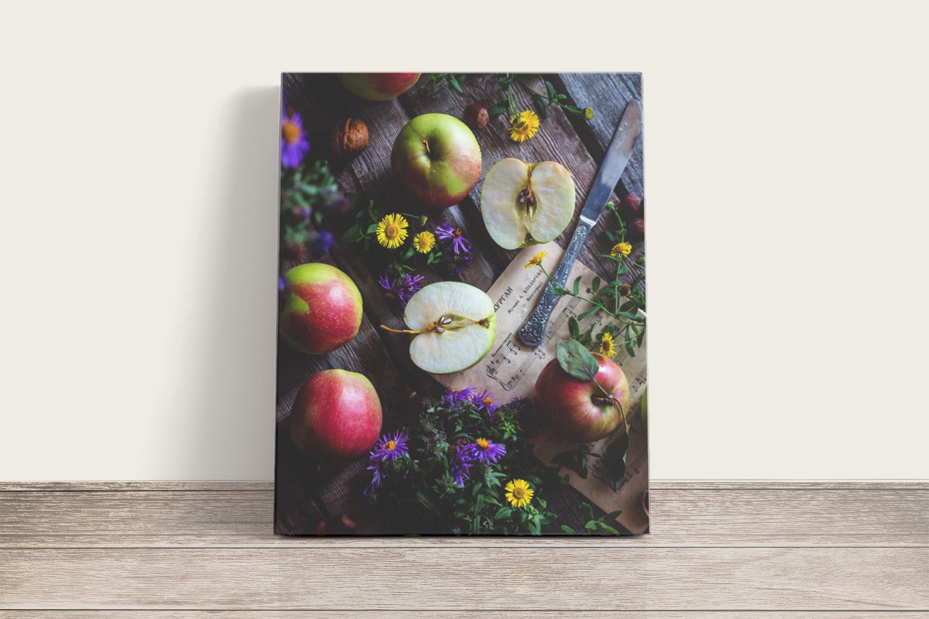 Almák és virágok - számfestő készlet