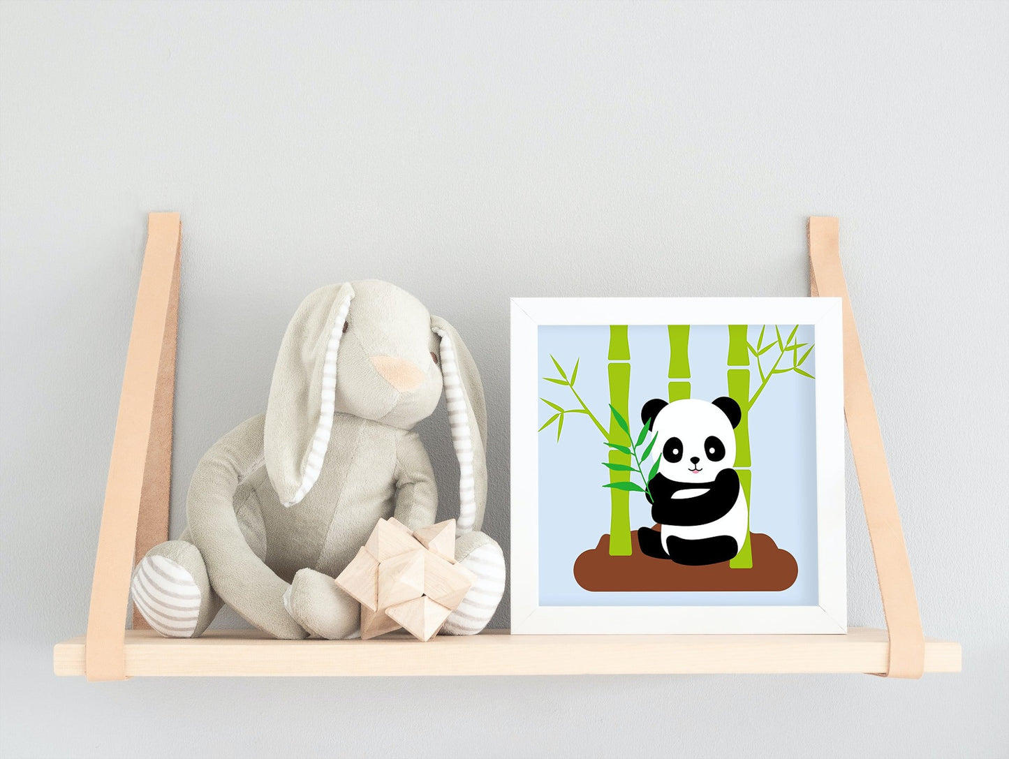Aranyos Panda - gyerek számfestő készlet