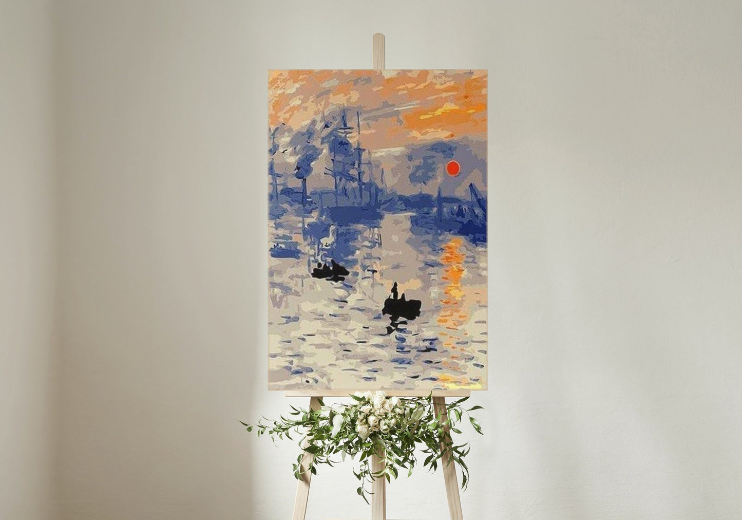 Claude Monet - A Felkelő Nap Impressziója - számfestő készlet