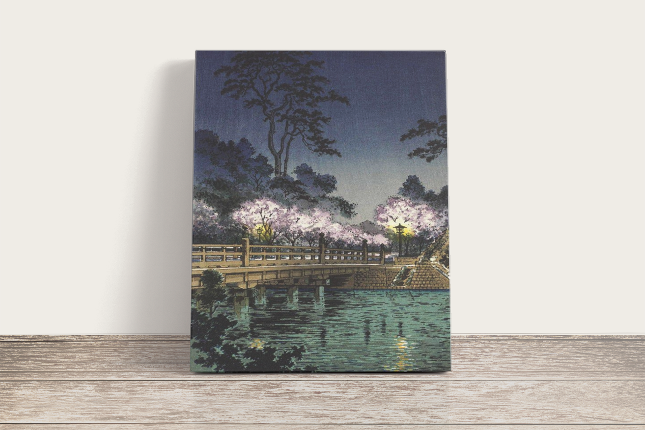 Cseresznyevirág Híd - számfestő készlet