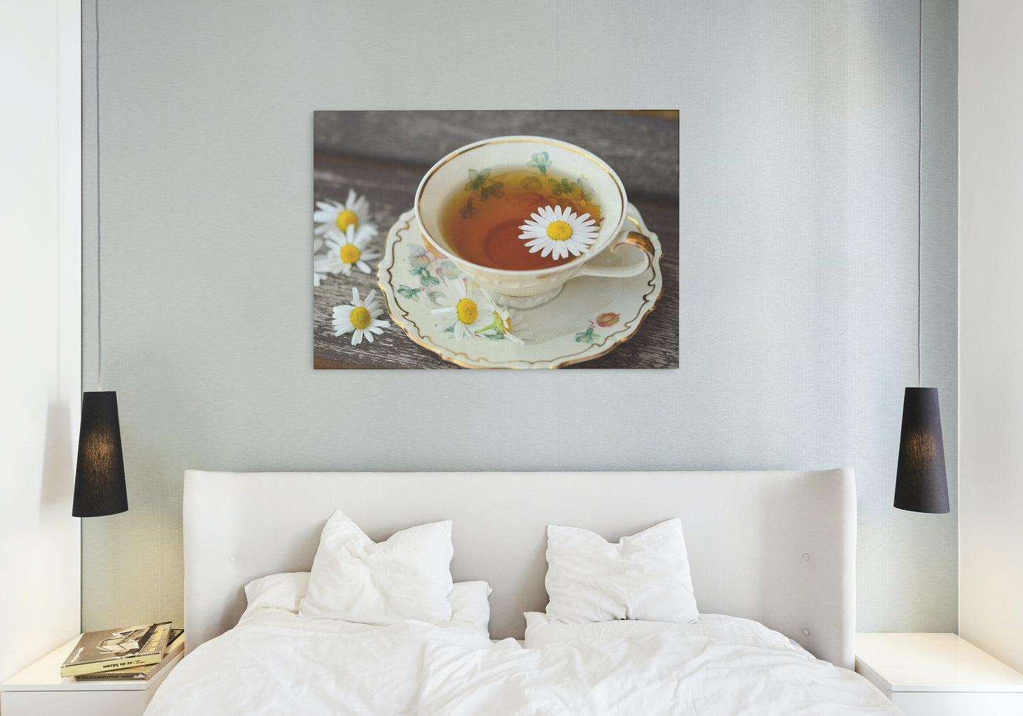Csésze tea - vászonkép