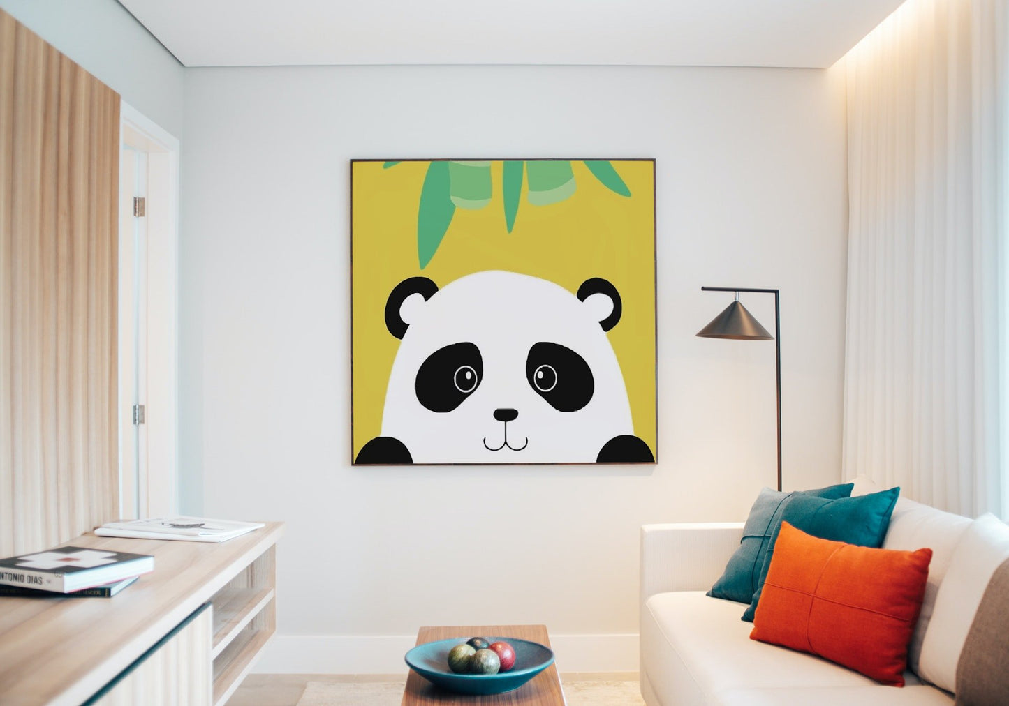 Csinos panda - gyerek számfestő készlet