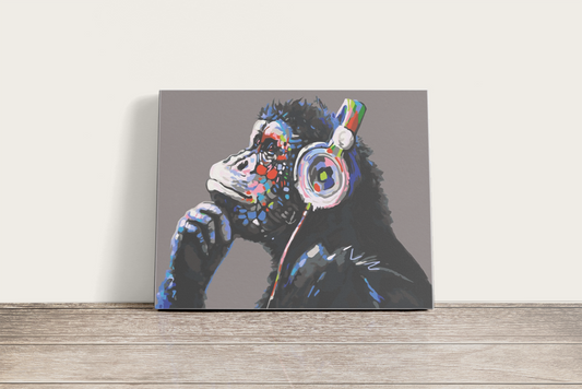 DJ Csimpánz - számfestő készlet