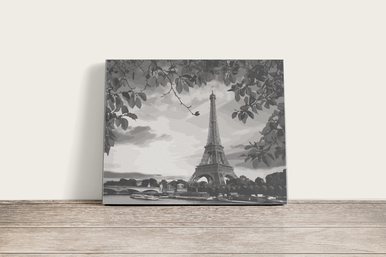 Eiffel Torony - számfestő készlet