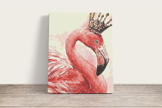 Flamingók Királya - számfestő készlet