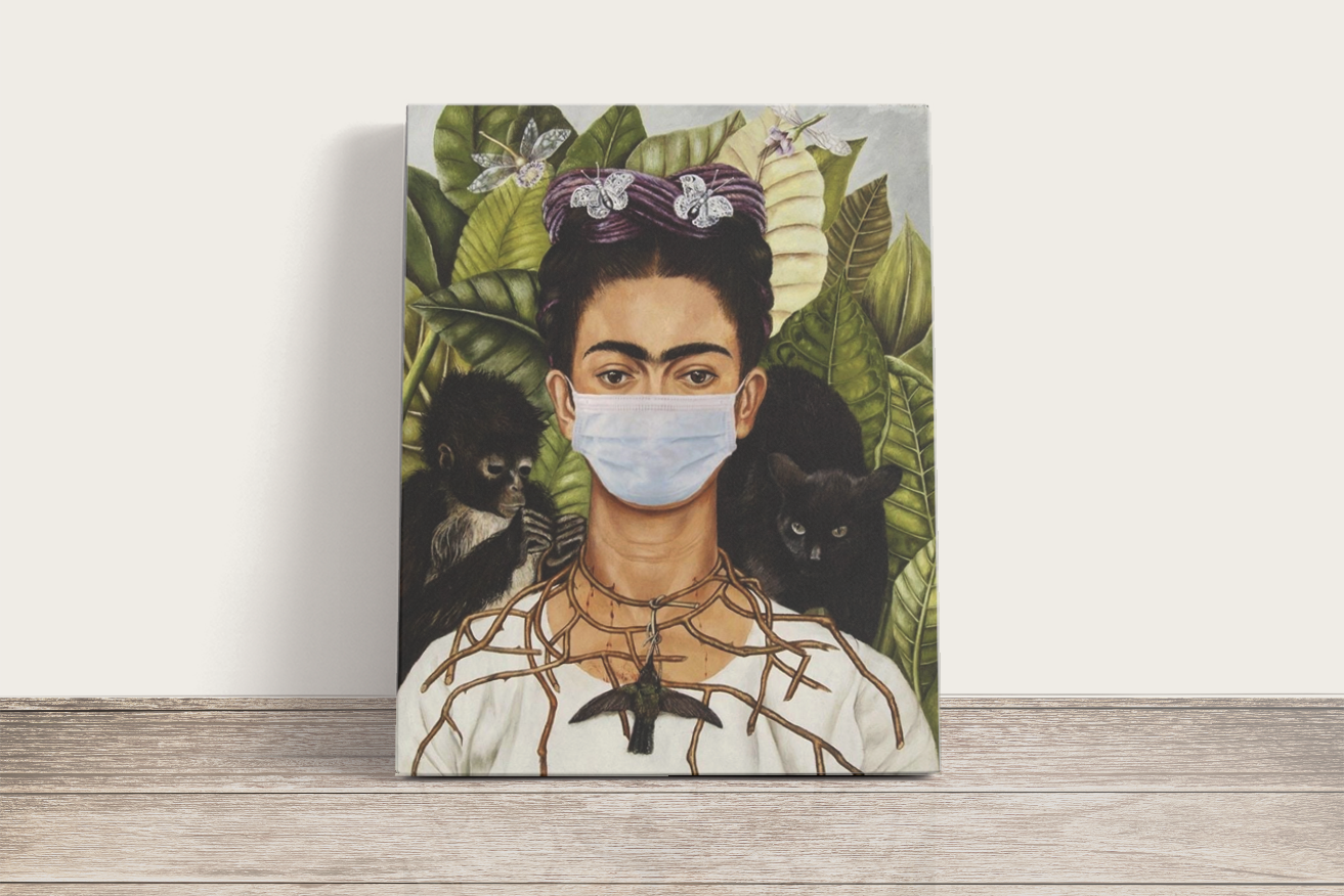 Frida Kahlo Maszkviselet - számfestő készlet