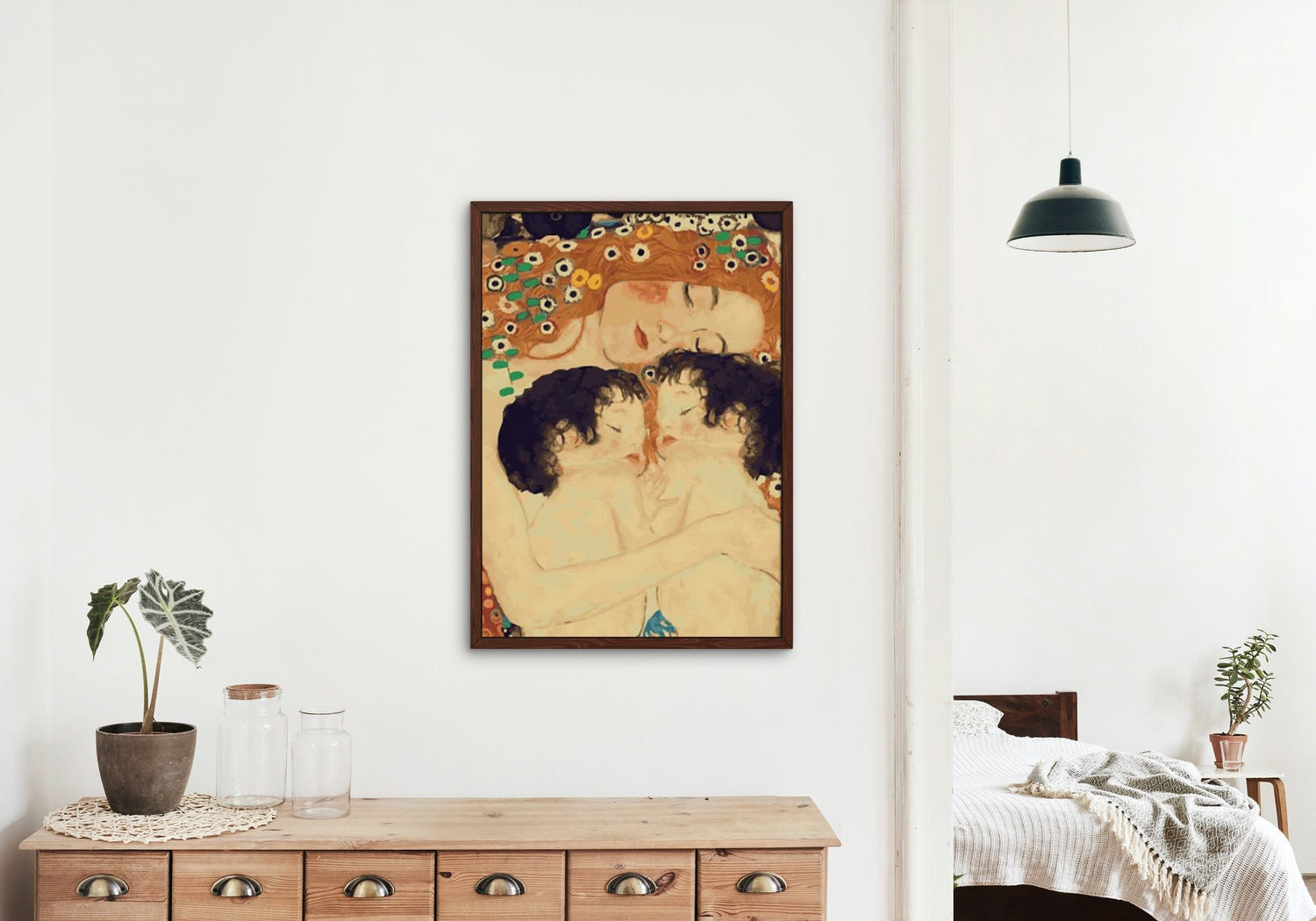Gustav Klimt - Anya és Gyermek - számfestő készlet