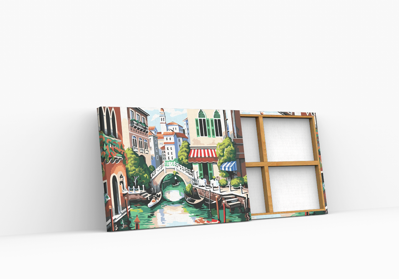 Híd Velencében - számfestő készlet