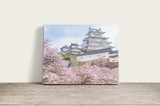 Japán Palota Tavasszal - számfestő készlet
