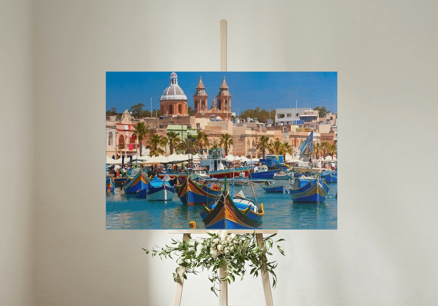 Máltai Kikötő - számfestő készlet
