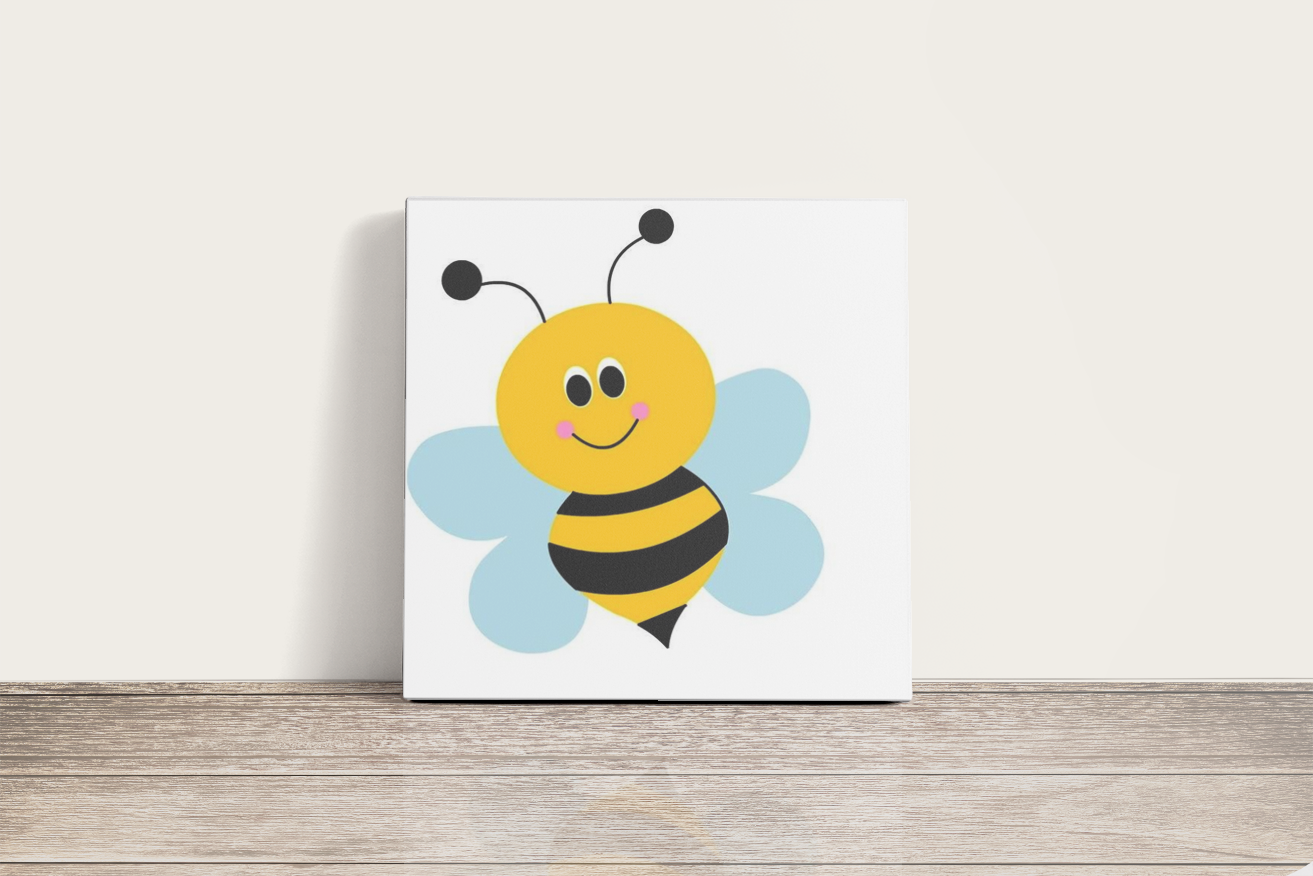 Méhecske - gyerek számfestő készlet