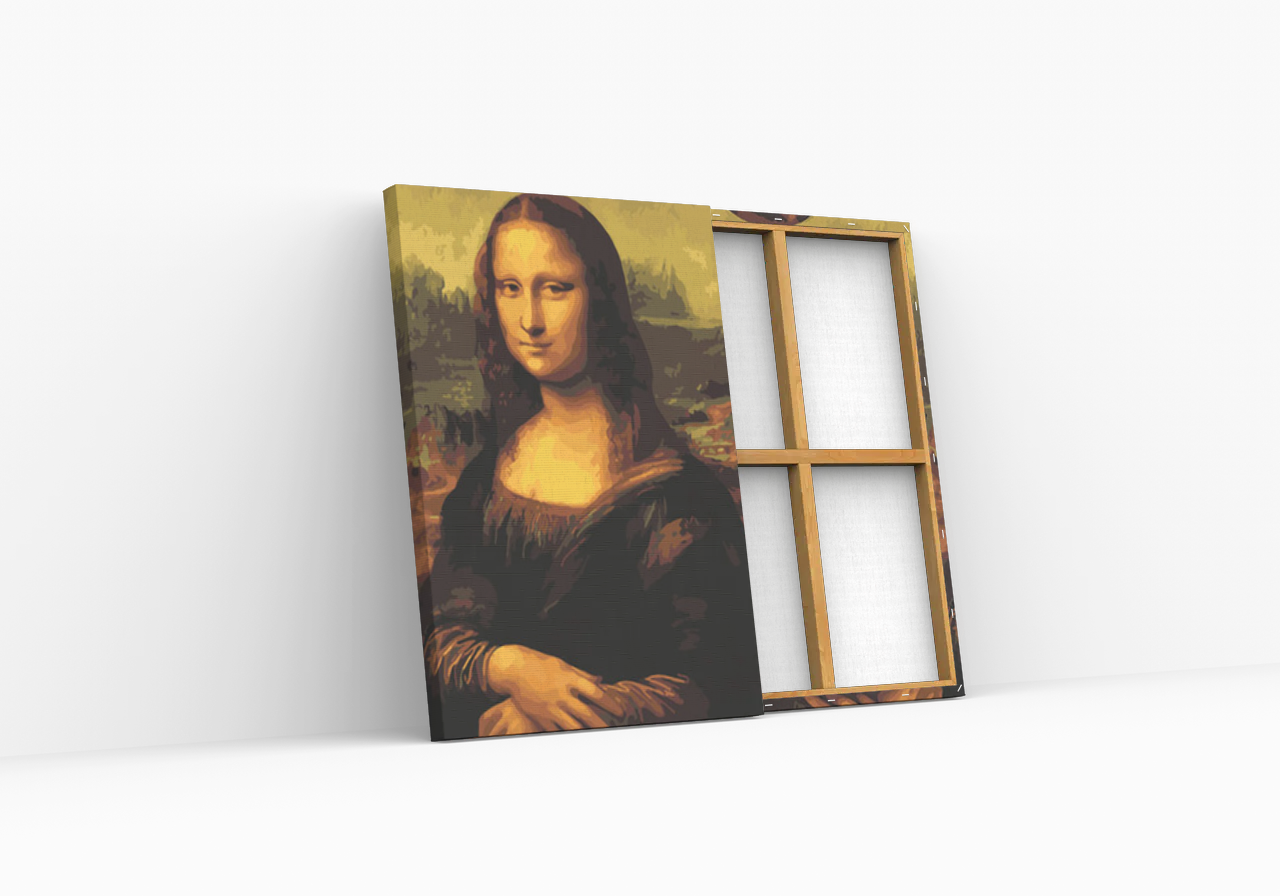 Mona Lisa - Da Vinci - számfestő készlet