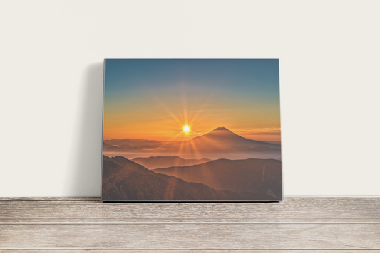 Napnyugta Fuji hegy -  vászonkép
