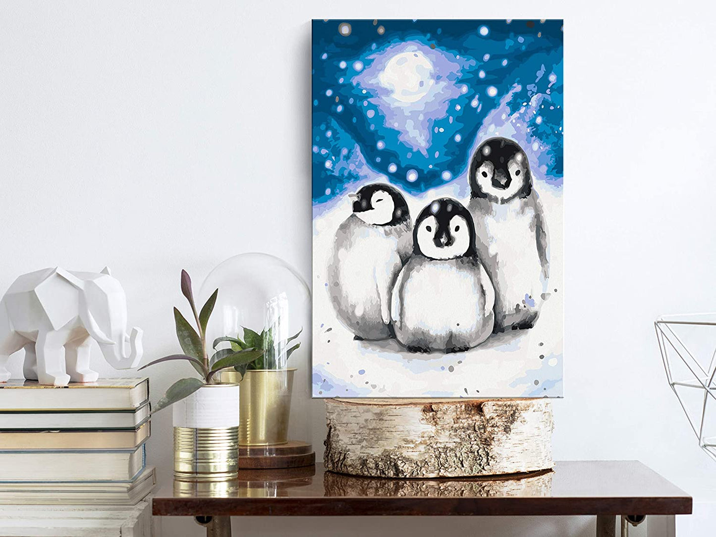 Pingvin Testvérek - számfestő készlet