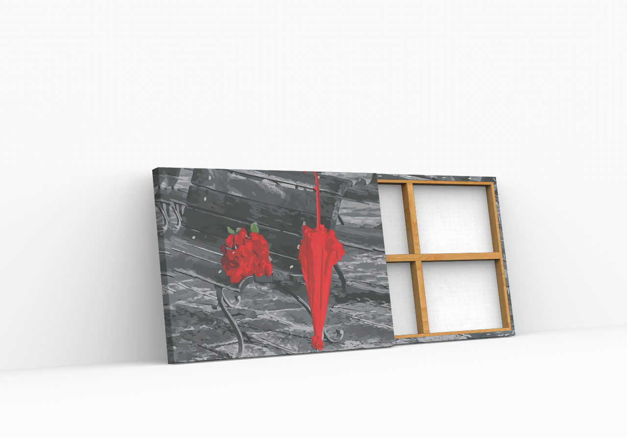 Rózsa Esernyő - számfestő készlet
