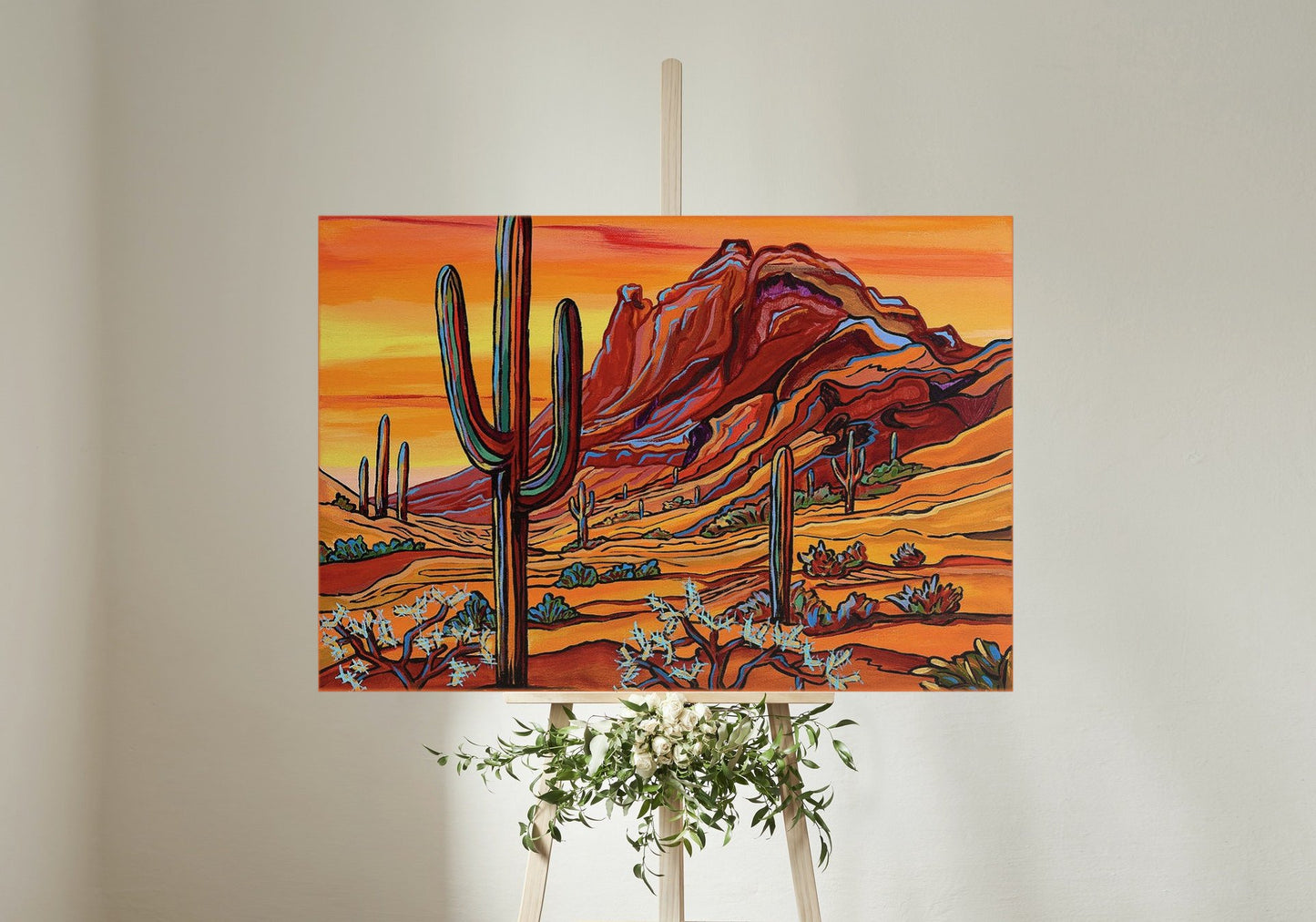Sivatagi Művészet - számfestő készlet