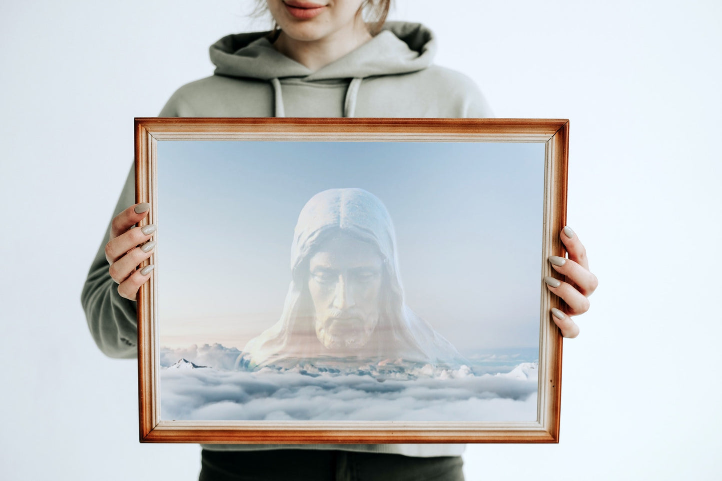 Jézus a Felhők Között - húsvéti számfestő készlet