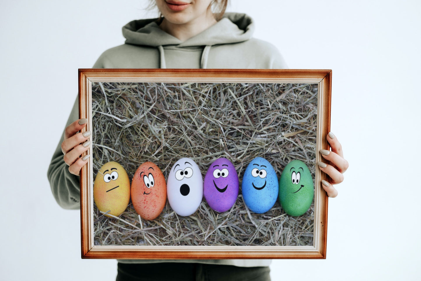 Szivárvány Tojások - húsvéti számfestő készlet