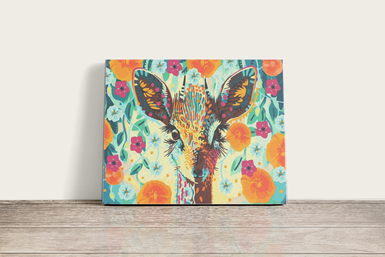 Színes Bambi - számfestő készlet