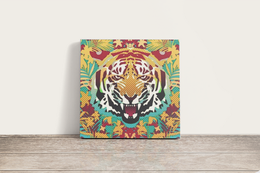 Tigris Fej - számfestő készlet