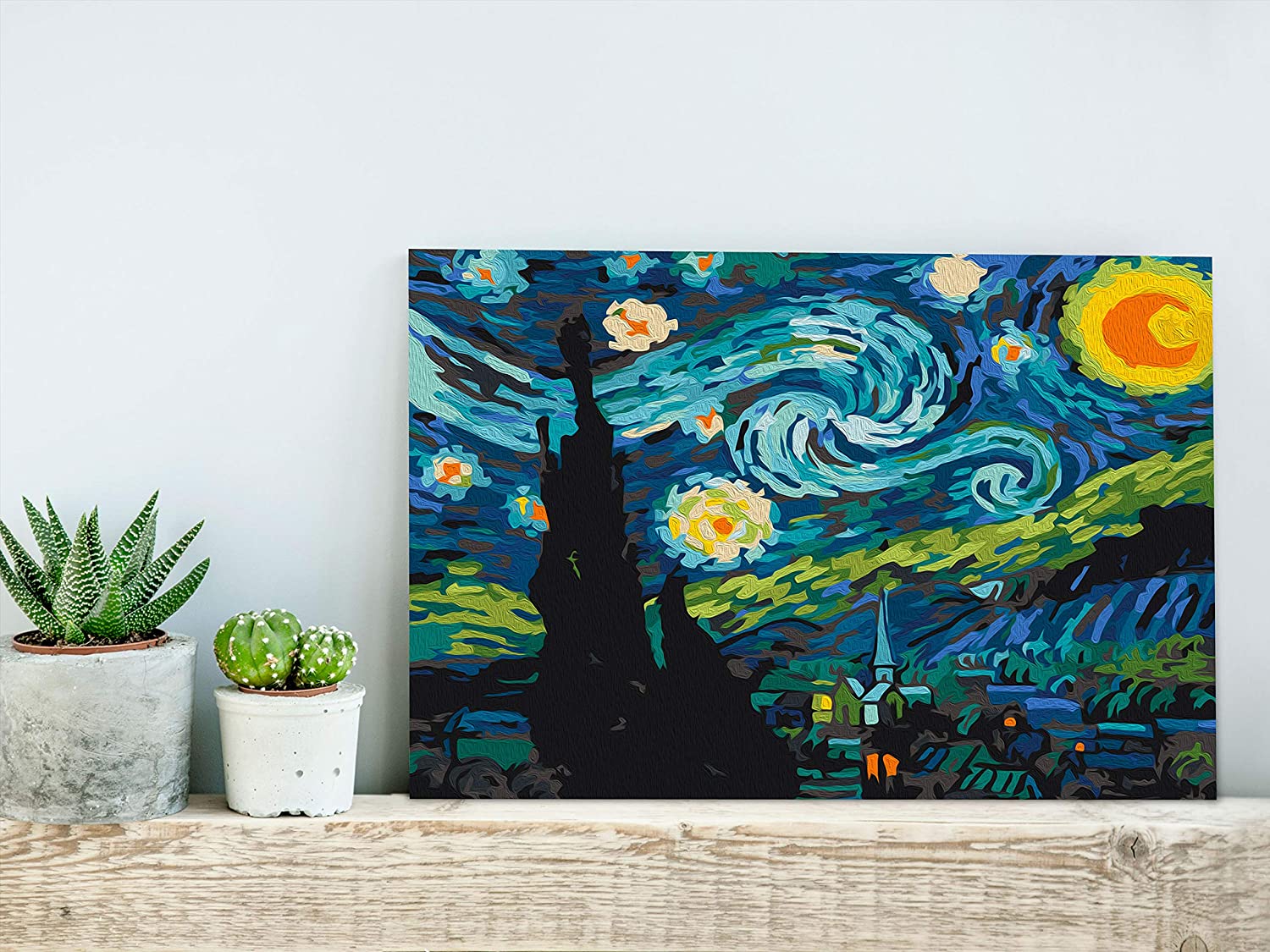 Vincent van Gogh Csillagos Éj - számfestő készlet